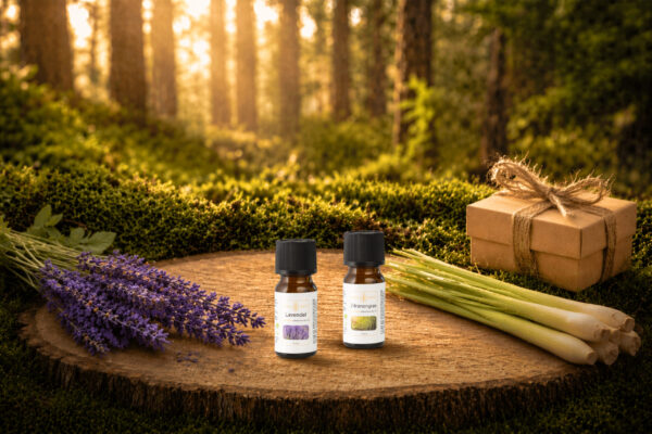 Schlaf des Waldes Set mit Lavendel, Zitronengras